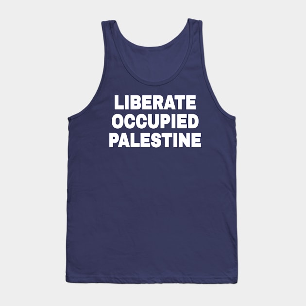 LIBERATE OCCUPIED PALESTINE - Watermelon Folding Chair - Double-sided Tank Top by SubversiveWare